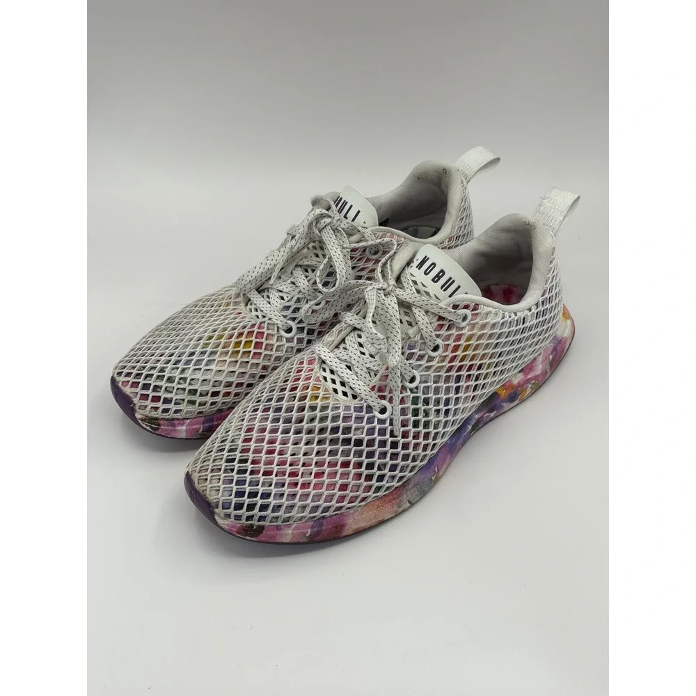 NOBULL Training Shoes Size W8.5 M7‎ US Multicolor NOBULL Floral Mesh Runners